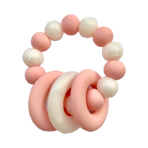 Solid silicone sale teething ring